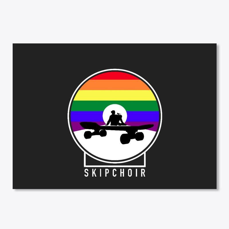 SkipChoir Skateboard (Rainbow)