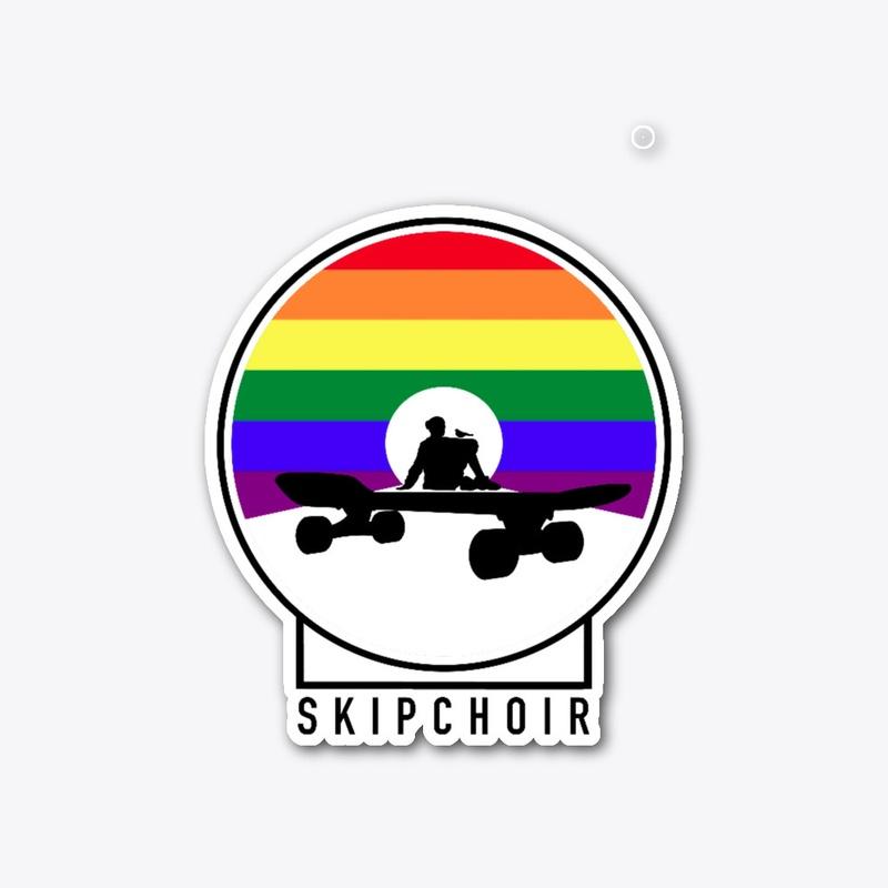 SkipChoir Skateboard (Rainbow)