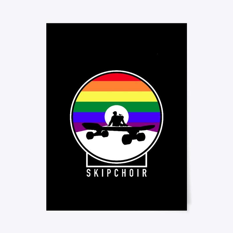 SkipChoir Skateboard (Rainbow)